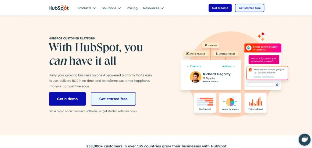 free CRM for service business